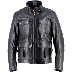 Blouson Helstons Hunt Cuir Natural
							  		