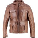 Blouson Helstons Hunt Cuir Natural