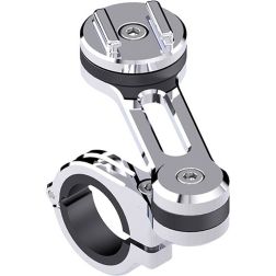 Support guidon Moto chromé SP-Connect
							  		