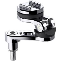 Support Moto pontet de guidon chromé SP-Connect
							  		