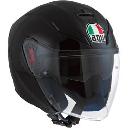 Casque Jet AGV K-5 Solid Noir Mat
							  		