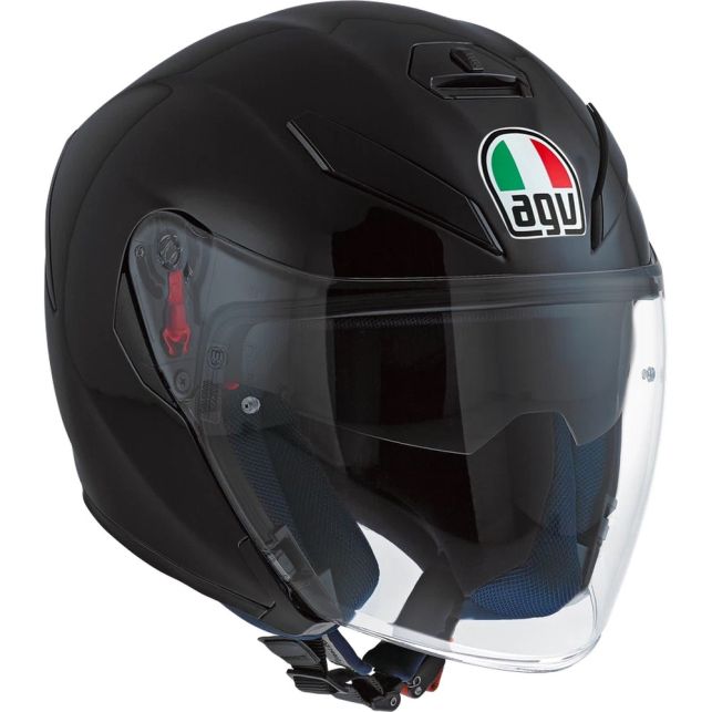 Casque Jet AGV K-5 Solid Noir Mat