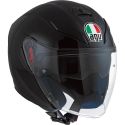 Casque Jet AGV K-5 Solid Noir Mat