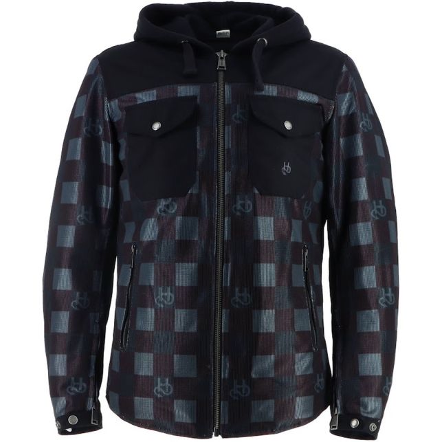Chemise Helstons Wood Air Canvas Mesh