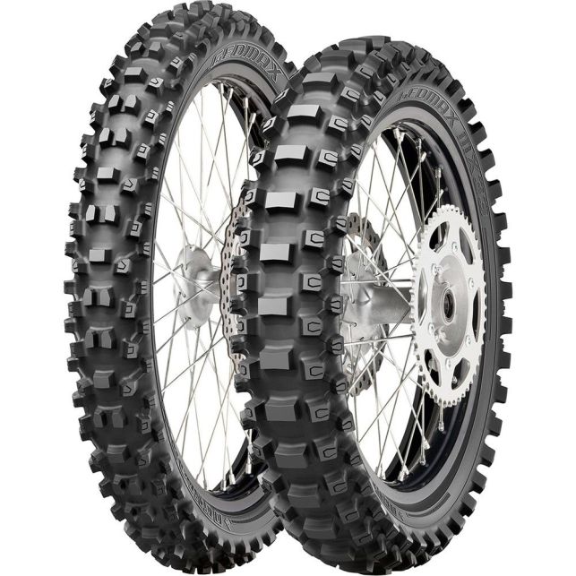 Pneu 120 / 80 -19 63M TT  Geomax MX33 Dunlop
