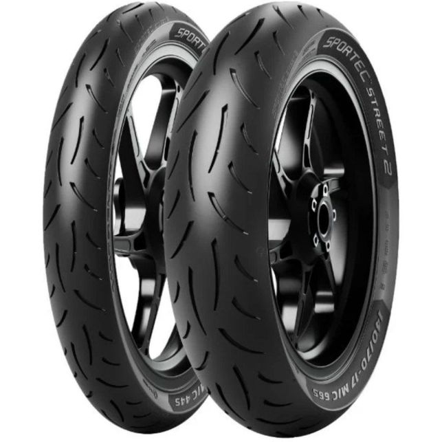 Pneu 80 / 80 -14 43S TL Reinf Sportec Street 2 Metzeler