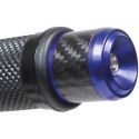 Embouts de Guidon Chaft Horos Bleu