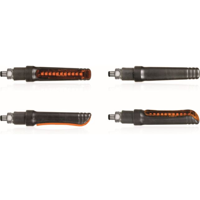Clignotants à Led Séquentiel 2.0 Chaft Melten Noir Orange