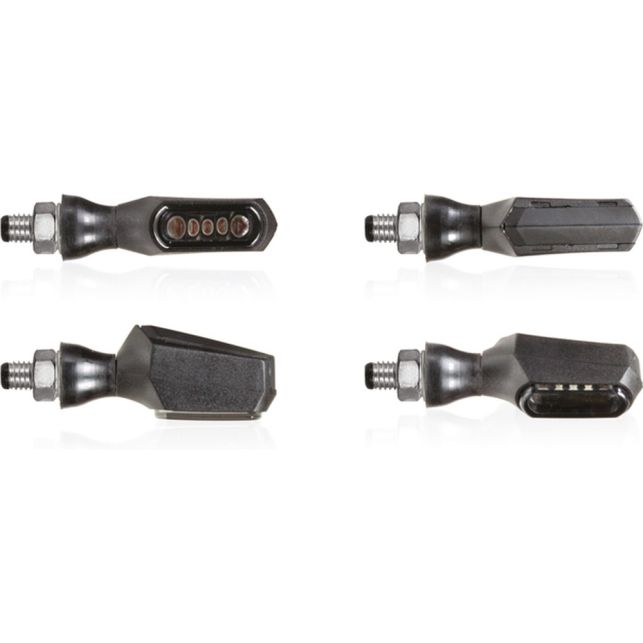 Clignotants à Led Chaft Poker Noir Fumé