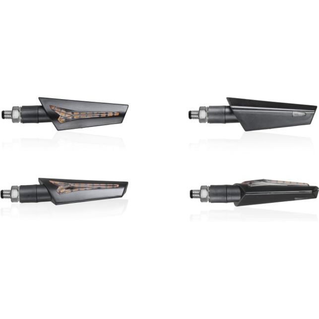 Clignotants à Led Chaft Harper Noir Fumé