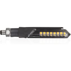 Clignotants à Led Séquentiel 2.0 Chaft Newman Noir Transparent
							  		