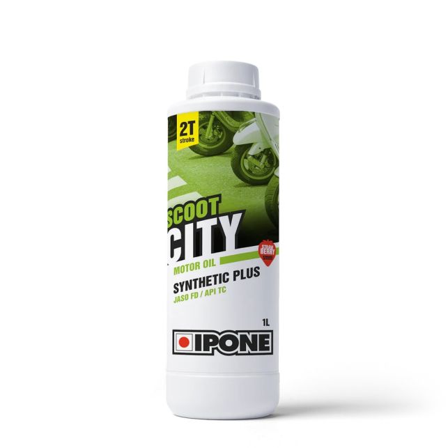Huile 2T Ipone Scoot City Fraise 1L