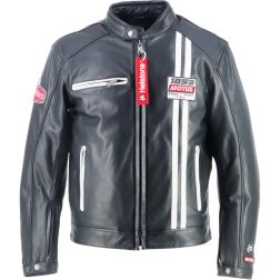 Blouson Helstons Boxer Cuir Rag
							  		