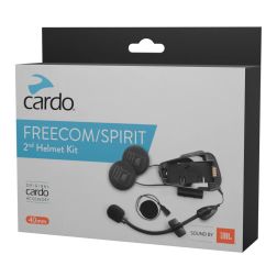Kit 2nd Casque Cardo pour Packtalk Freecom & Spirit JBL
							  		