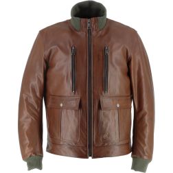 Blouson Helstons Downtown Cuir Rag
							  		