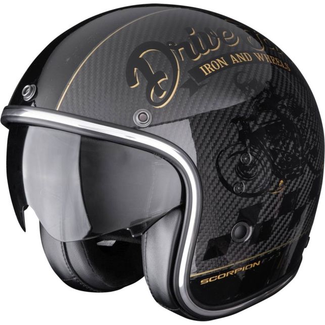 Casque Jet Scorpion Belfast Carbon Evo Zippy