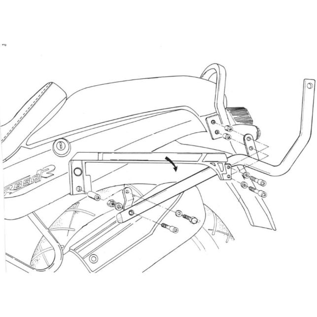 Kit de fixation Givi 635F