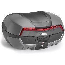 Top Case Givi Monokey V58 gris graphite réflecteur rouge
							  		