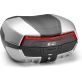 Top Case Givi Monokey V58 gris mat réflecteur rouge