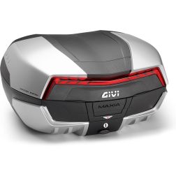 Top Case Givi Monokey V58 gris mat réflecteur rouge
							  		