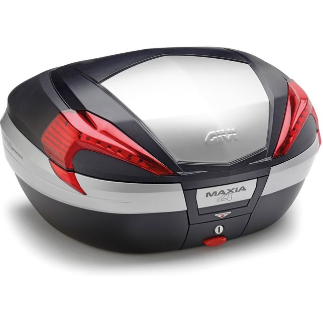 Top Case Givi Monokey V56 réflecteurs rouges finition aluminium