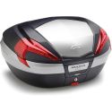 Top Case Givi Monokey V56 réflecteurs rouges finition aluminium