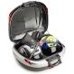 Top Case Givi Monokey V56 réflecteurs rouges finition aluminium