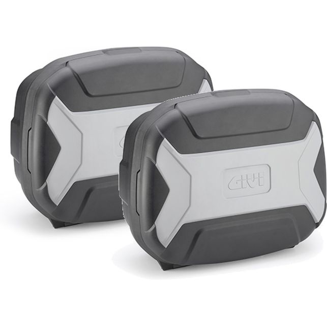 Paire de valises Givi Monokey Trekker Lite 35L noir gris