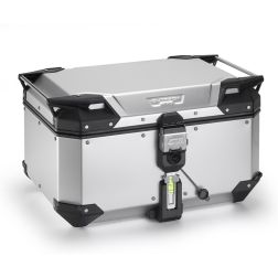 Top case Givi OBKEV58AA Trekker Outback Evo Smart Aluminium Anodisé 58L
							  		
