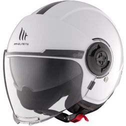 Casque MT Helmets Viale SV S Solid A0 Blanc
							  		