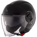 Casque MT Helmets Viale SV S Solid A1 Noir brillant