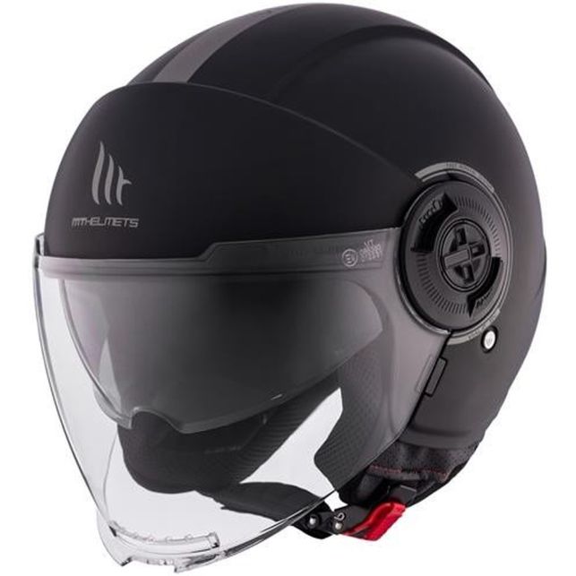 Casque MT Helmets Viale SV S Solid A1 Noir mat