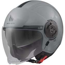 Casque MT Helmets Viale SV S Solid A12 Gris brillant
							  		