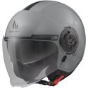 Casque MT Helmets Viale SV S Solid A12 Gris brillant