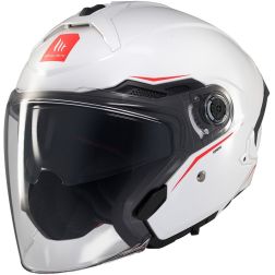 Casque MT Helmets Cosmo SV Solid A0 Blanc
							  		
