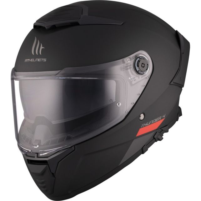 Casque MT Helmets Thunder 4 SV Solid A1 Noir Mat