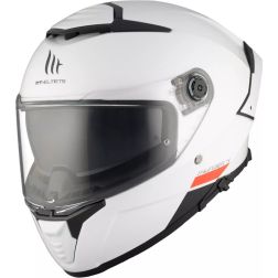 Casque MT Helmets Thunder 4 SV Solid A0 Blanc
							  		