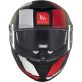 Casque MT Helmets Thunder 4 SV Treads B5 Noir Rouge Mat