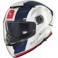 Casque MT Helmets Thunder 4 SV Treads C7 Blanc Rouge Bleu