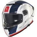 Casque MT Helmets Thunder 4 SV Treads C7 Blanc Rouge Bleu