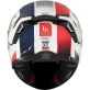 Casque MT Helmets Thunder 4 SV Treads C7 Blanc Rouge Bleu