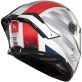 Casque MT Helmets Thunder 4 SV Treads C7 Blanc Rouge Bleu