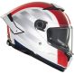 Casque MT Helmets Thunder 4 SV Treads C7 Blanc Rouge Bleu
