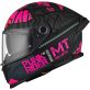 Casque MT Helmets Braker SV Punk Rider B8 Noir Rose Mat