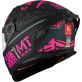 Casque MT Helmets Braker SV Punk Rider B8 Noir Rose Mat
