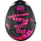Casque MT Helmets Braker SV Punk Rider B8 Noir Rose Mat