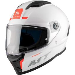 Casque MT Helmets Stinger 2 Solid A0 Blanc
							  		