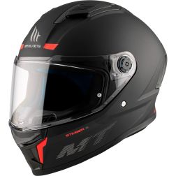Casque MT Helmets Stinger 2 Solid A1 Noir Mat
							  		