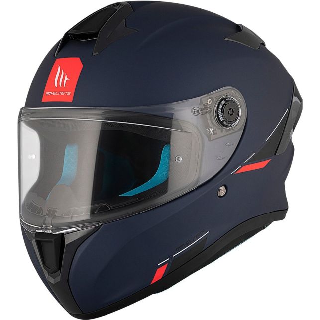 Casque MT Helmets Targo S Solid A7 Bleu Mat