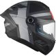 Casque MT Helmets Targo S Britain C2 Noir Gris Mat